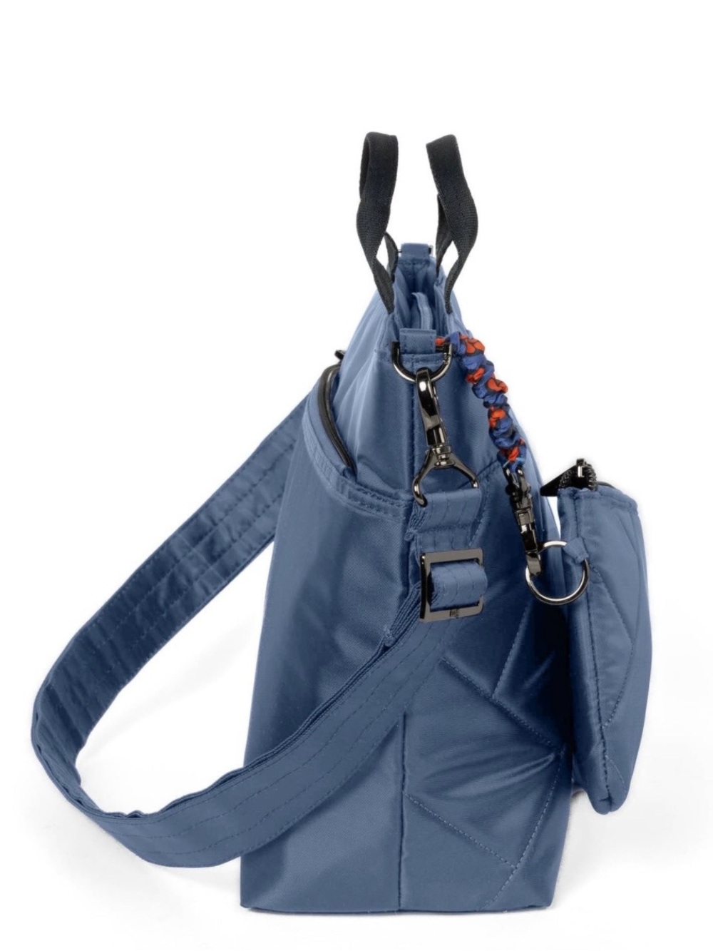 Lug Tenor 2 pc Crossbody Tote with extra pouch. Indigo Blue. NWT - Picture 4 of 6